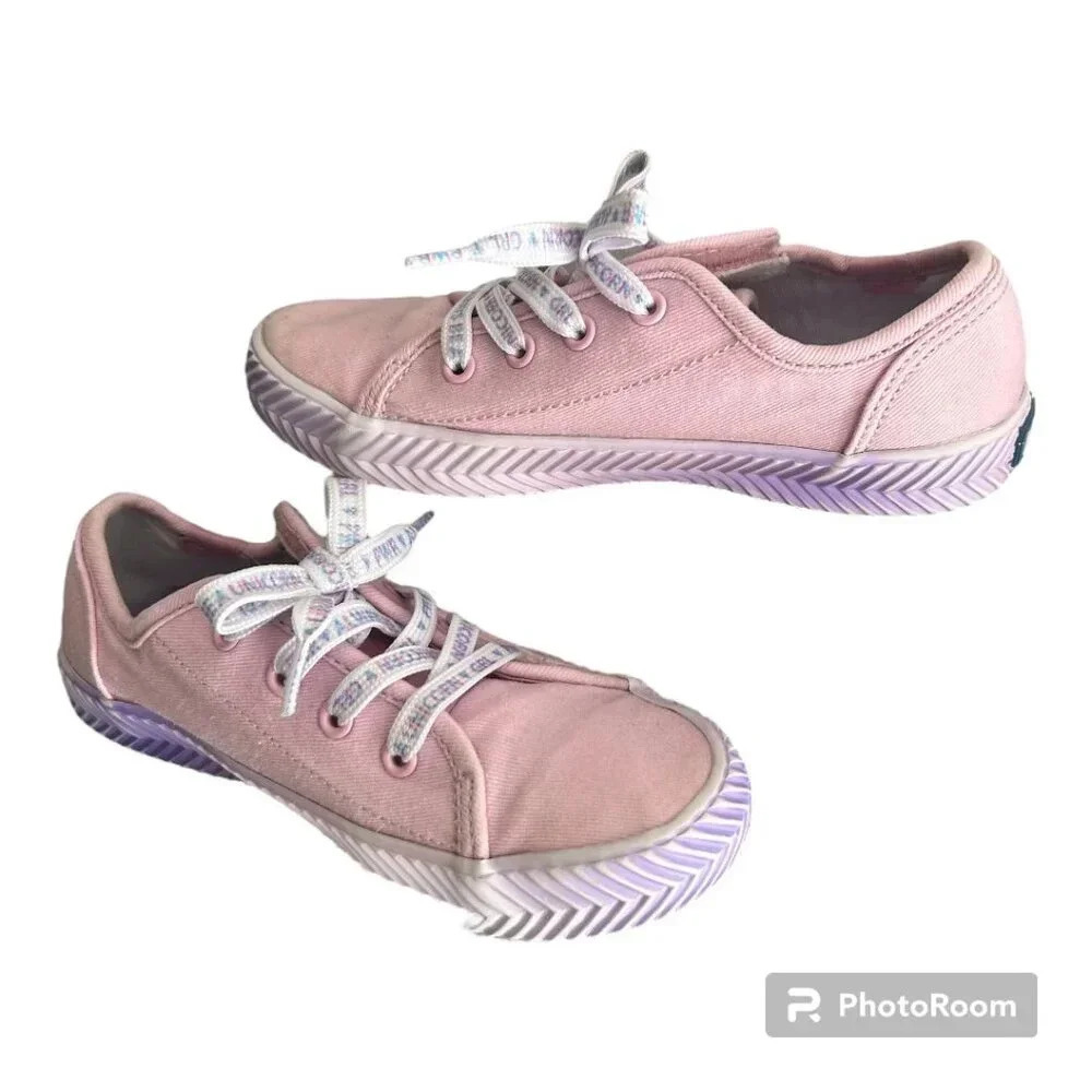 Keds Little Girls Kickstart Core Jr Pink Purple Ombre Size 11 Canvas Preppy